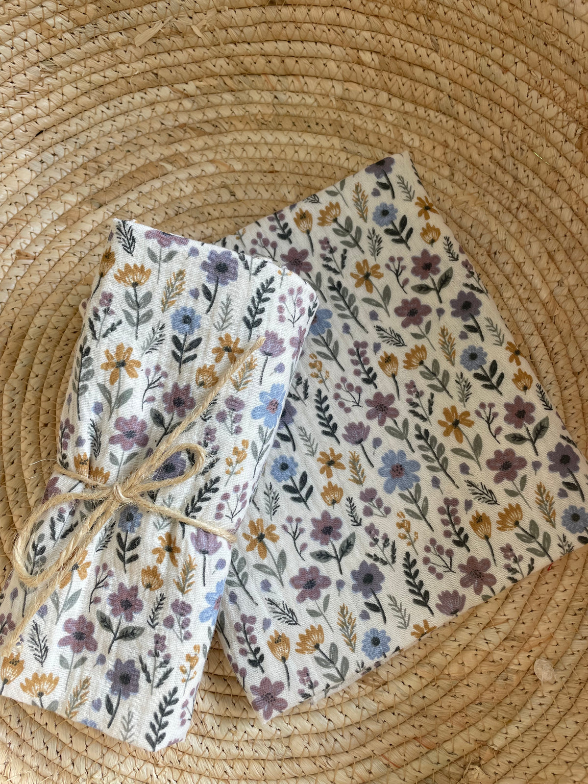 Hydrofiele doek, Swaddle Lila Fleurs