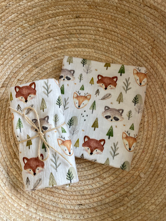 Hydrofiele doek, Swaddle woodland