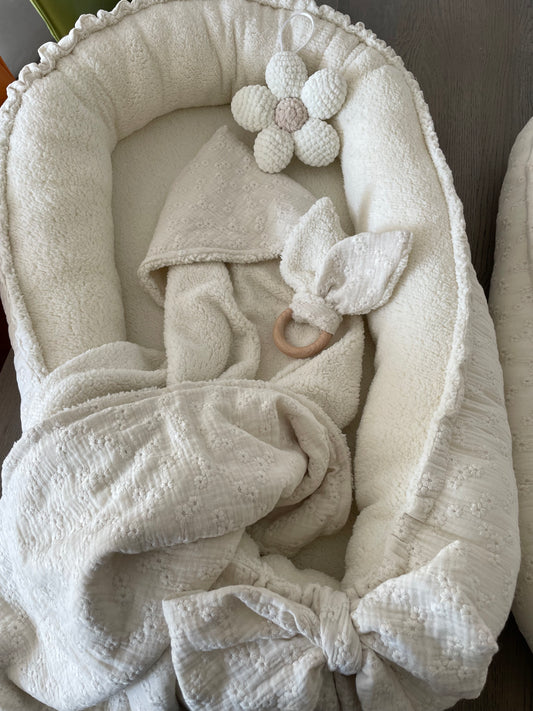 Omslagdoek teddy Embroidery