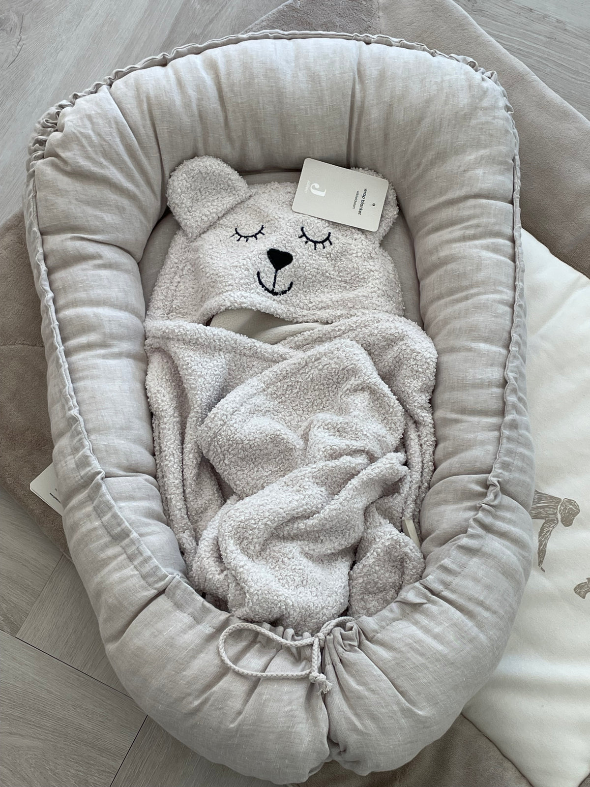 Babynestje full linnen