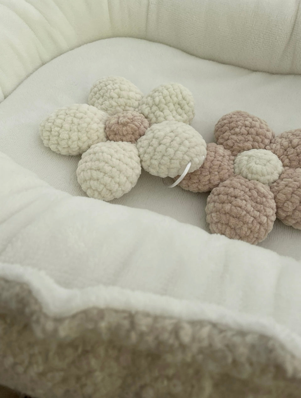 Babynestje bouclé naturel