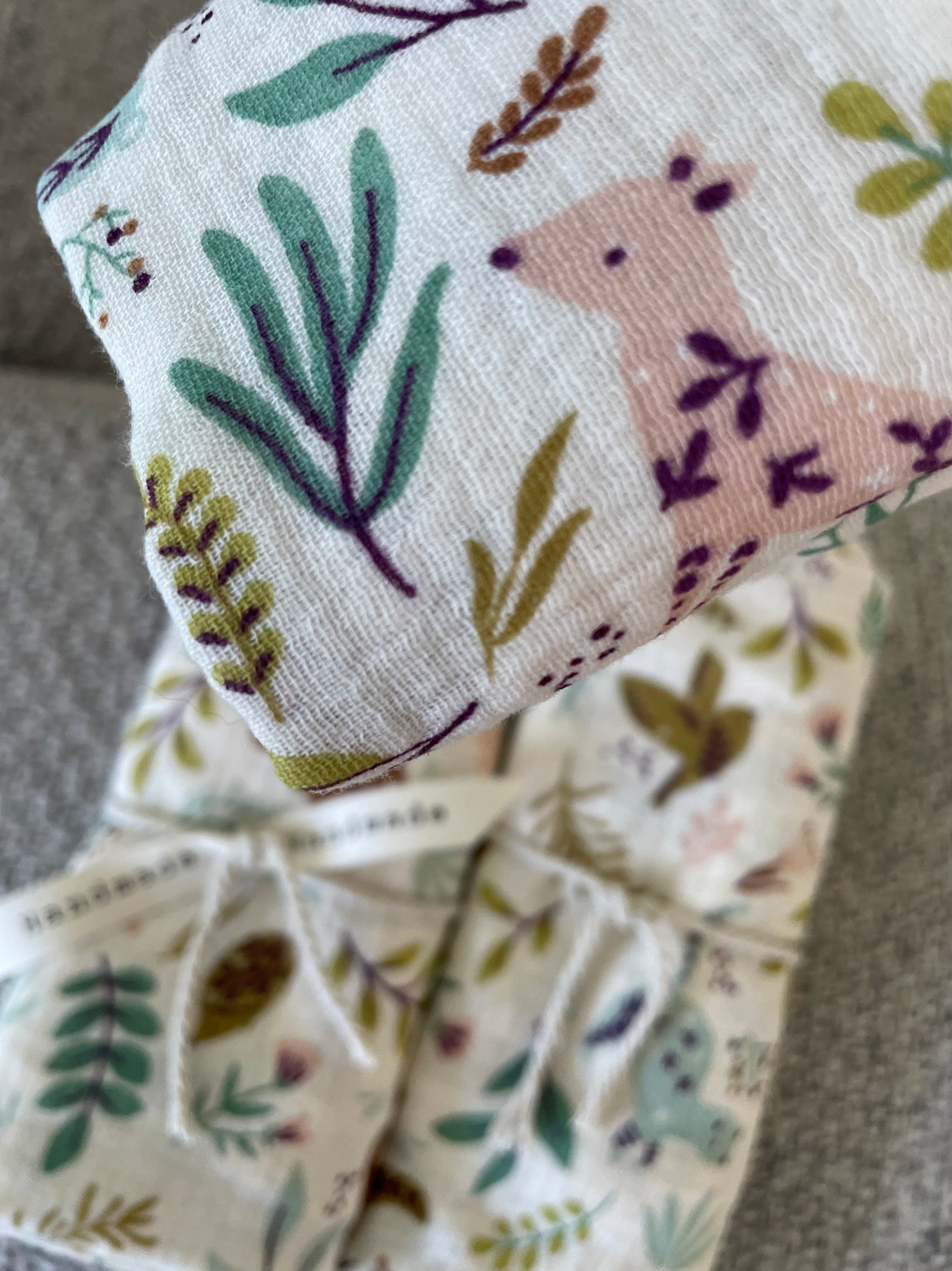 Hydrofiele doek, Swaddle boho bosdieren