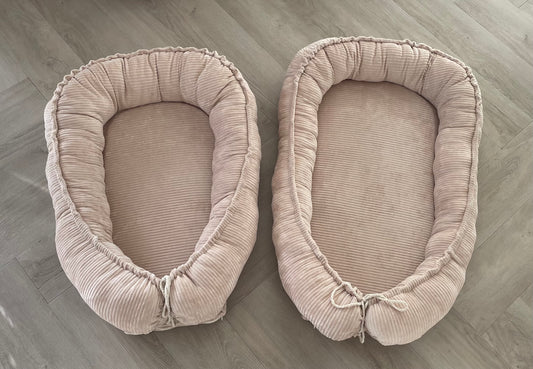 Babynestje full rib d. beige