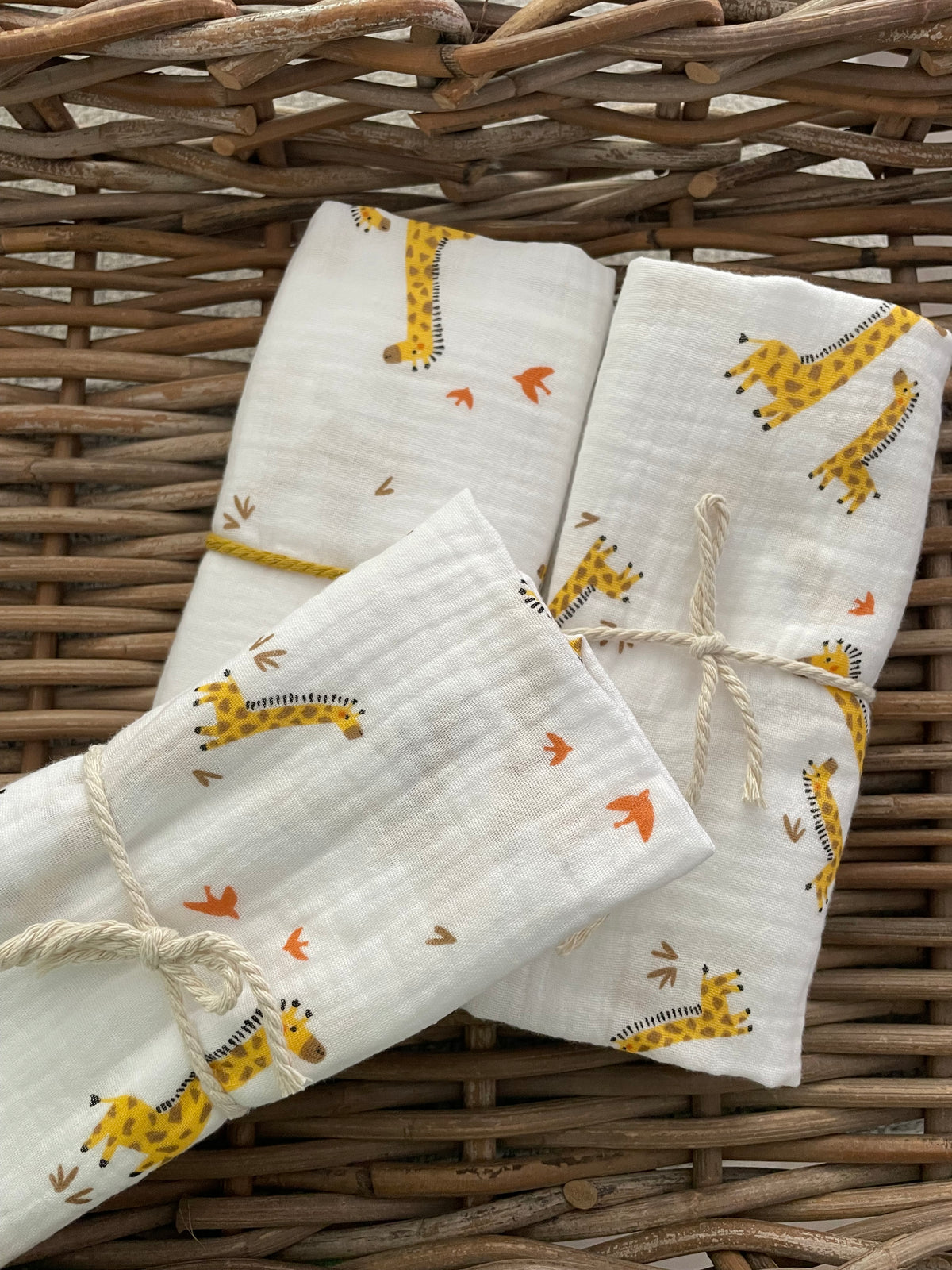 Hydrofiele doek, Swaddle giraffen