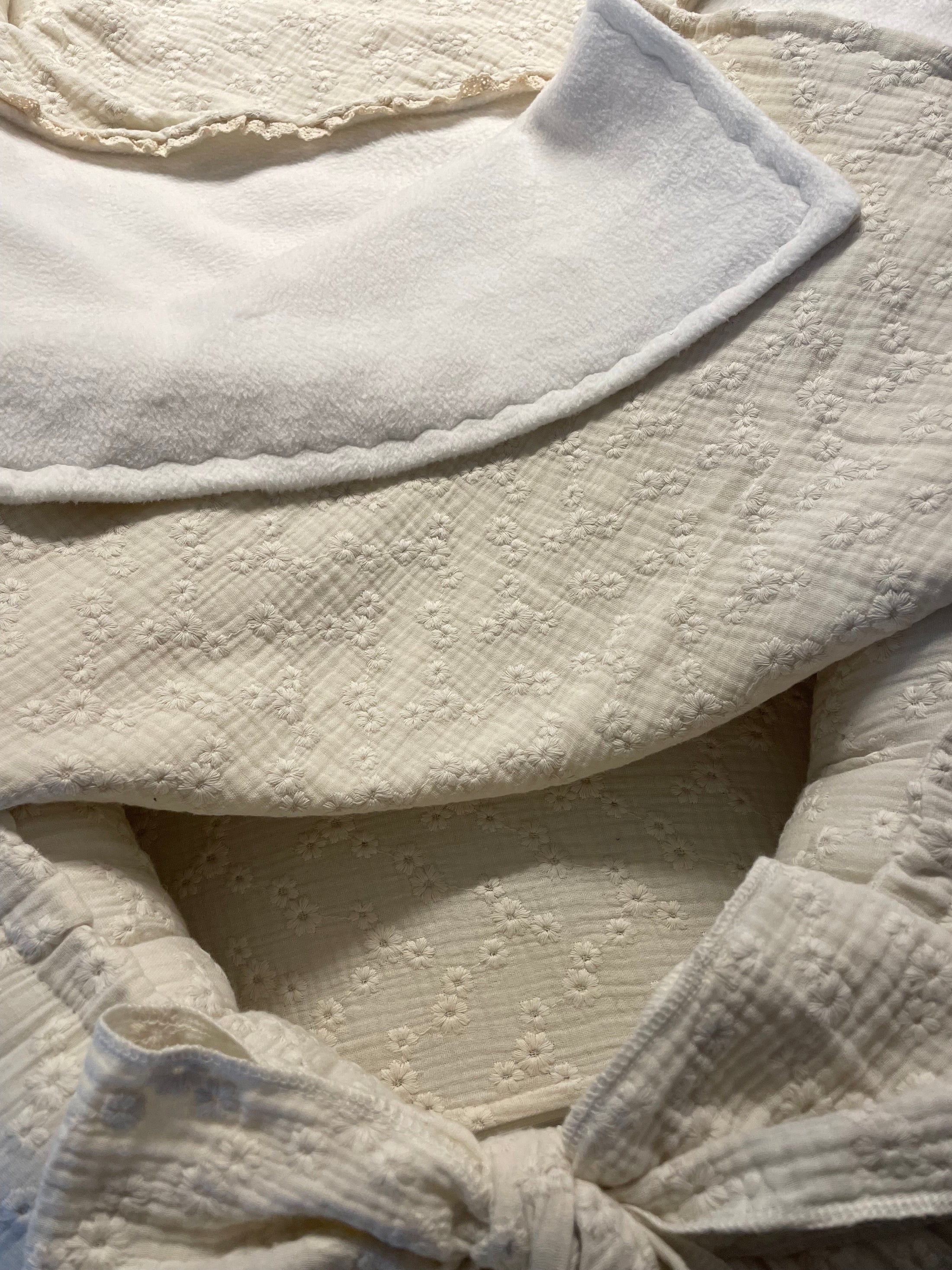 Deken katoen fleece Embroidery