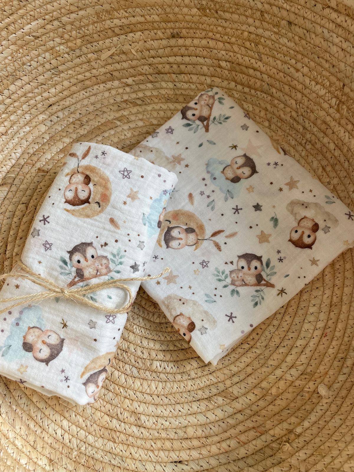 Hydrofiele doek, Swaddle wijze uil