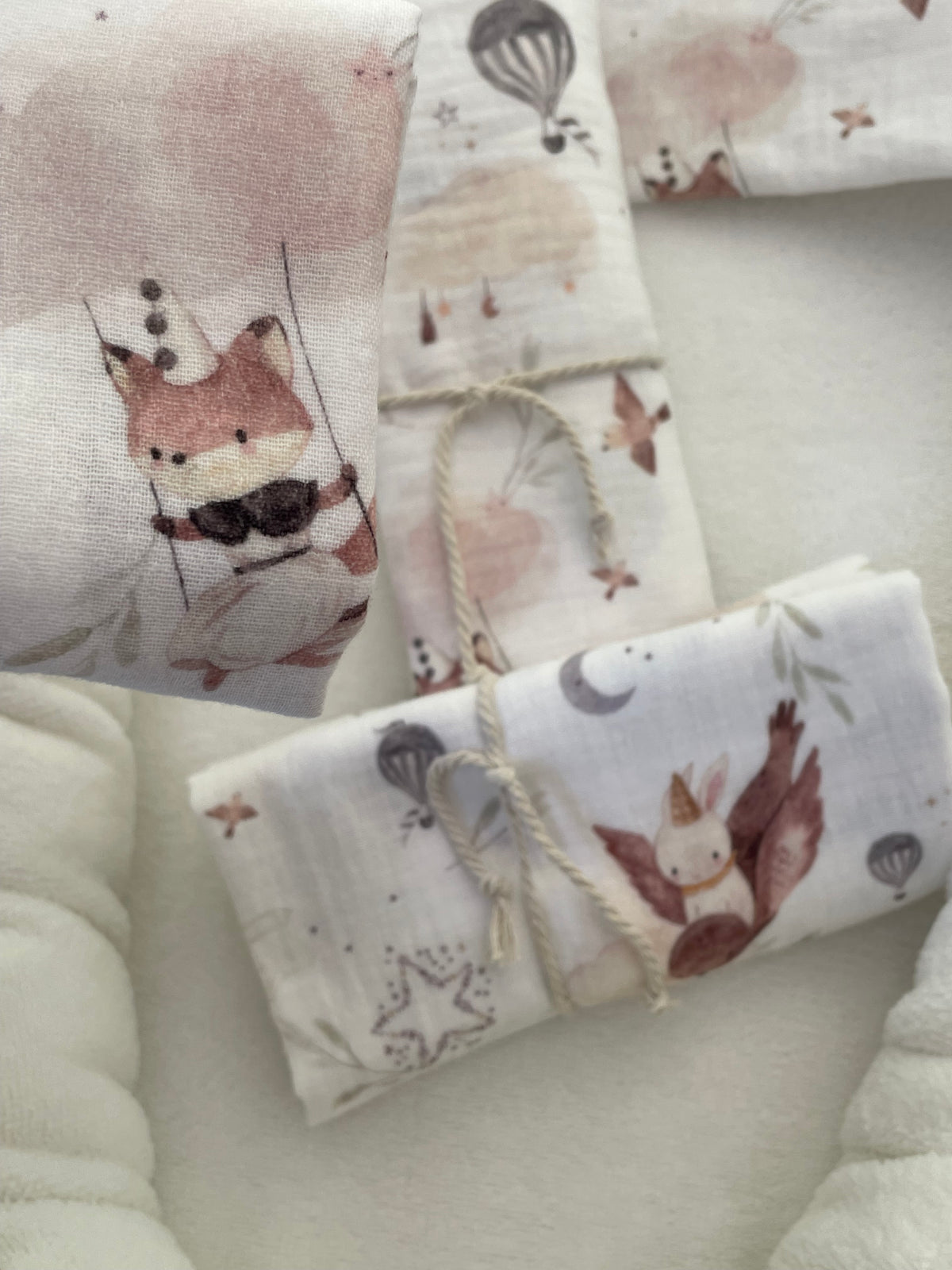 Hydrofiele doek, Swaddle boho luchtballon