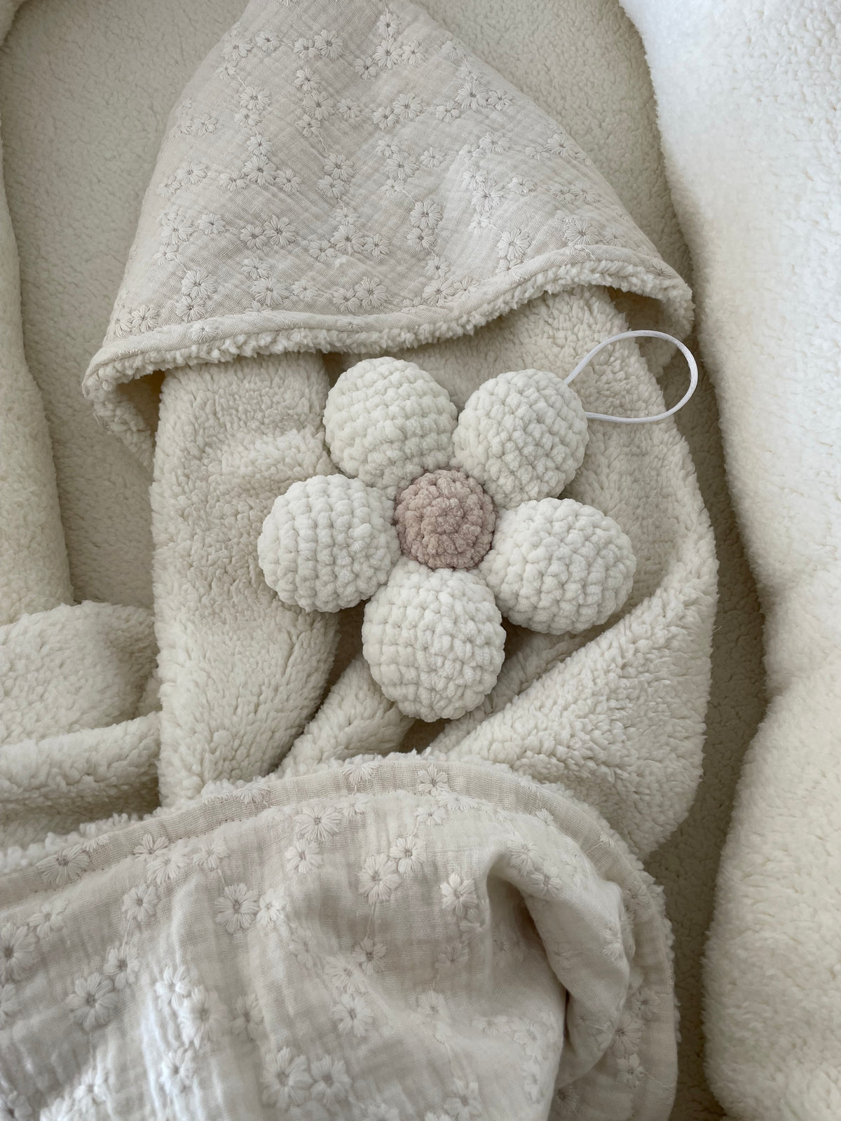 Omslagdoek teddy Embroidery