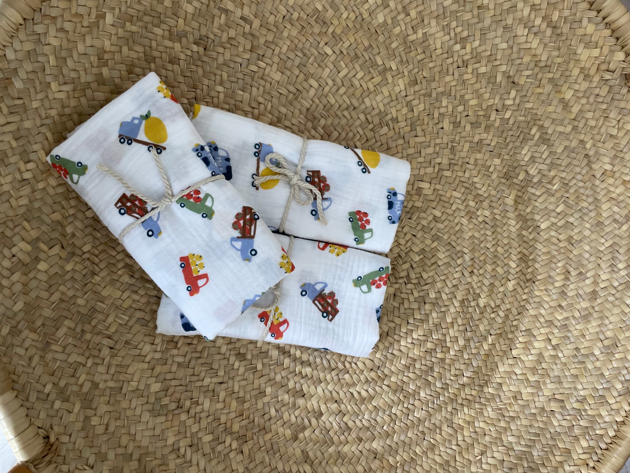 Hydrofiele doek, Swaddle vrachtauto’s