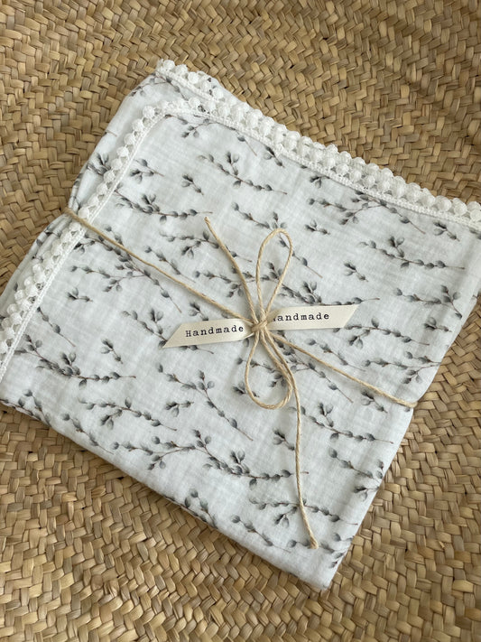 Hydrofiele doek, Swaddle wilgentakjes kant