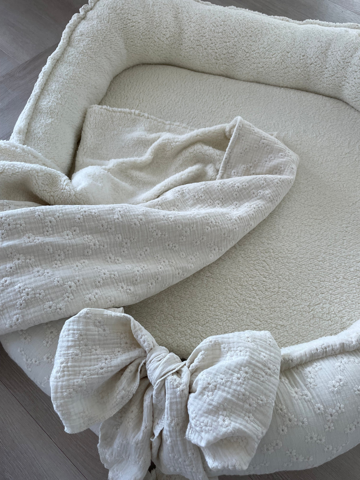 Tweelingnestje teddy Embroidery