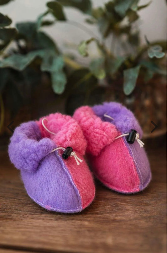 Wollen slofjes – Candy Cotton