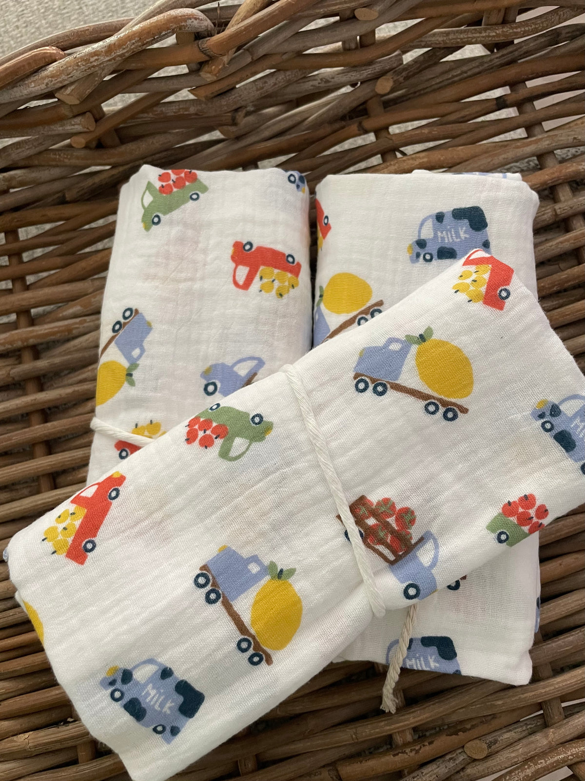 Hydrofiele doek, Swaddle vrachtauto’s