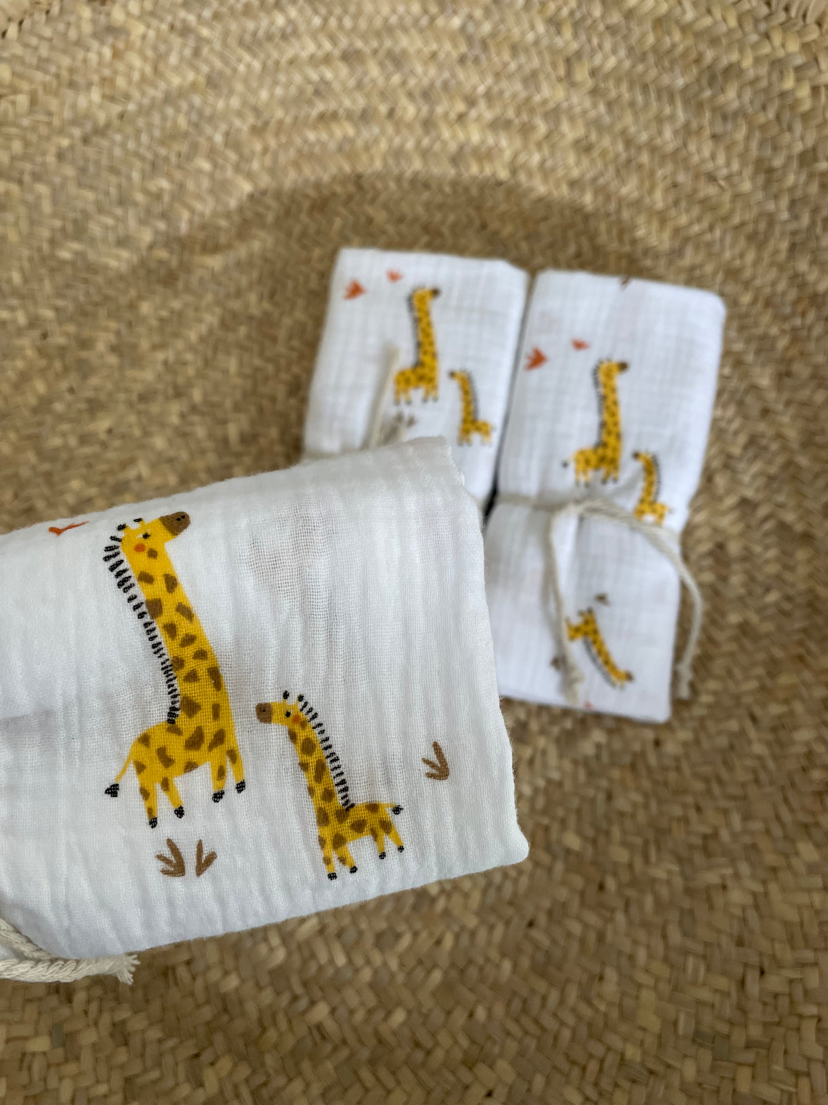 Hydrofiele doek, Swaddle giraffen