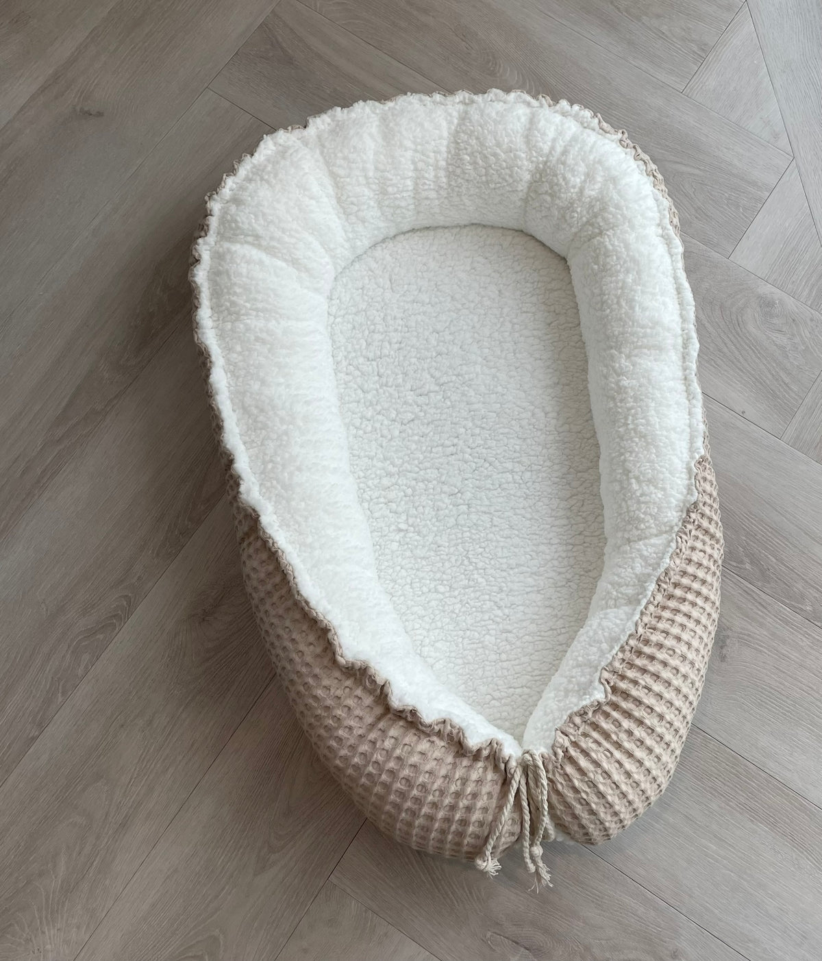 Babynestje wafel XL zand