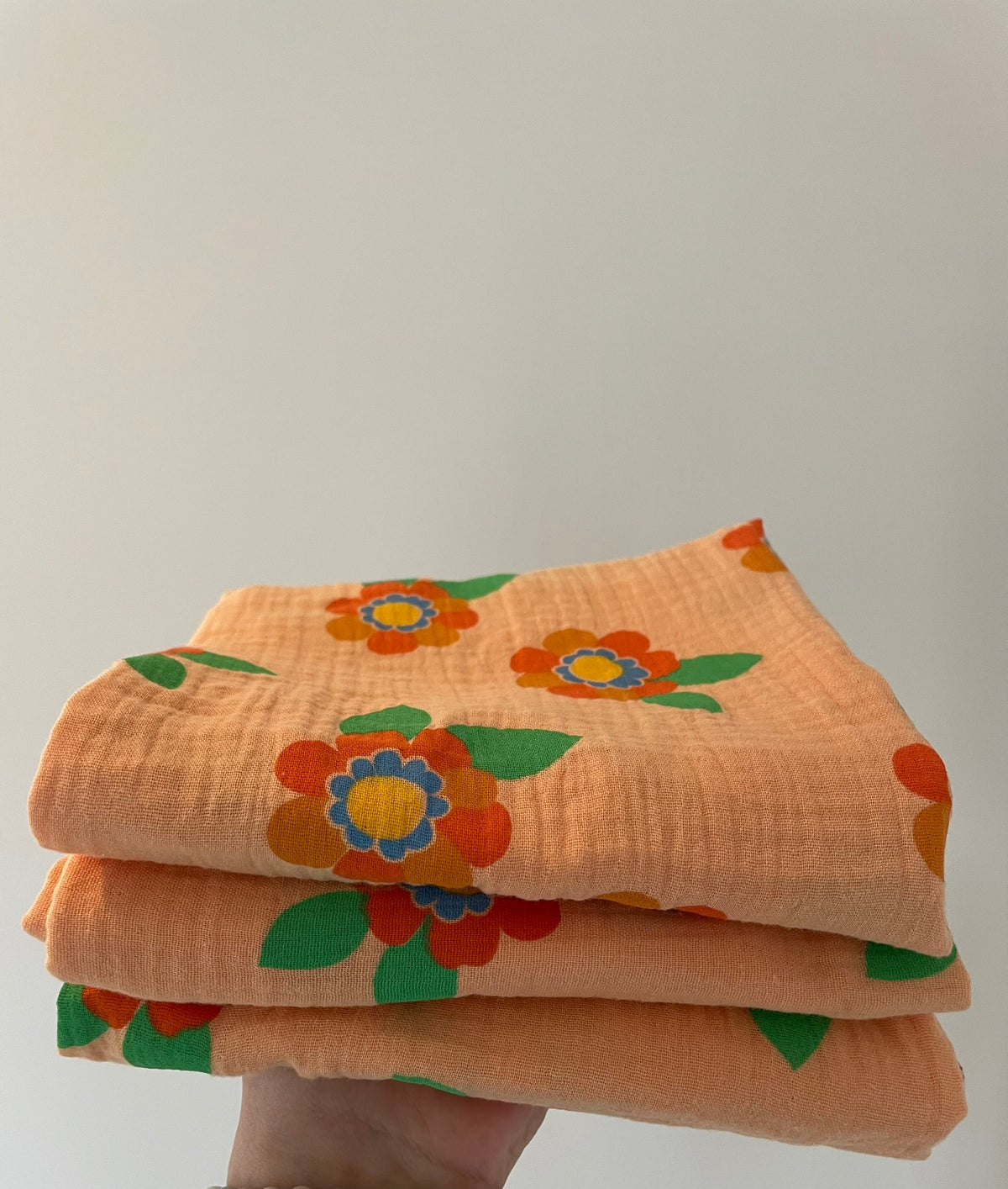 Hydrofiele doek, Swaddle oranjebloem