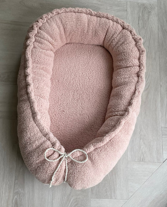 Babynestje teddy flamingo