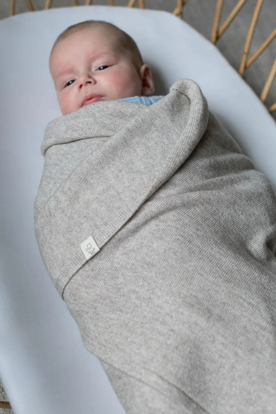 Merino babydeken Sand